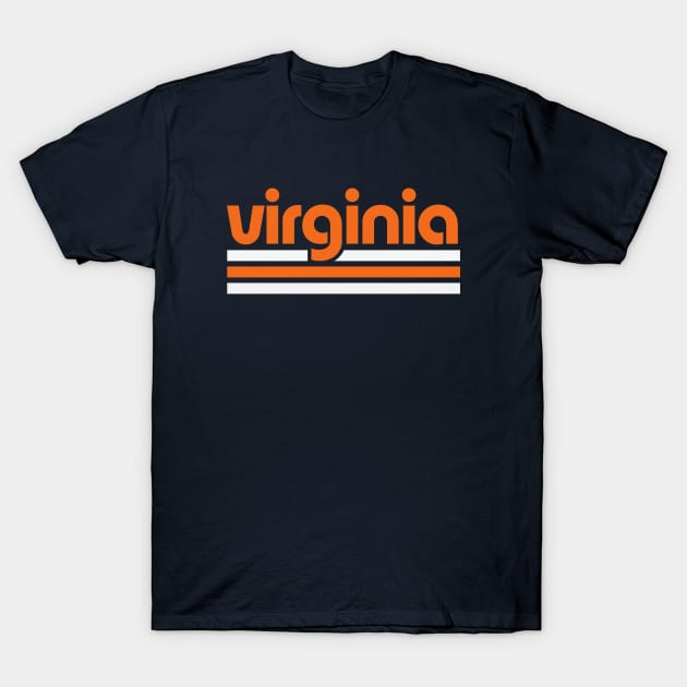 Retro Virginia Stripes T-Shirt by Now Boarding